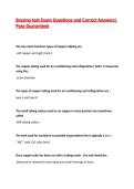 Brazing test Questions and Correct Answers&vert; Pass Guaranteed