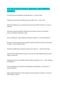 Fire Alarm Exam Practice Questions with Definitive Solutions
