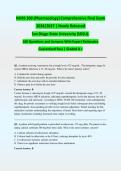 NURS 300 Pharmacology Comprehensive Final Exam 2026&sol;2027 &vert; Newly Released &vert; Actual Exam &vert; SDSU &vert; 100 Q&A with Expert Rationales &vert; Guaranteed Pass - A&plus; Graded&NewLine;&NewLine;