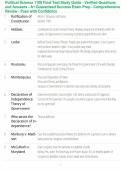 Political Science 1100 Final Test Study Guide - Verified Questions and Answers - A&plus; Guaranteed Success Exam Prep - Comprehensive Review - Pass with Confidence