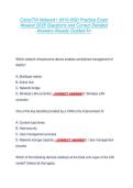 CompTIA Network&plus; &lpar;N10-009&rpar; Practice Exam &NewLine;Newest 2026 Questions and Correct Detailed &NewLine;Answers Already Graded A&plus; 