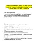 AHIP Final Exam 2025&sol;2026 Actual Exam Questions and Correct Answers with Rationales &vert; Graded A&plus; &vert; Latest Comprehensive Exam Study Resource