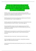 HESI Nutrition Practice Exam &ndash; Complete Practice Questions&comma; Study Guide&comma; and Nursing Exam Review