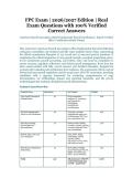 FPC Exam &ndash; American Payroll Association &lpar;APA&rpar; Fundamental Payroll Certification &ndash; 2026&sol;2027 Edition &ndash; Verified Questions and Answers