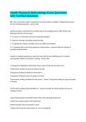 Health Research Methodology Exam Questions with Certified Solutions 