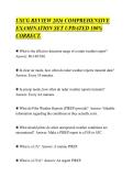 USCG REVIEW 2026 COMPREHENSIVE&NewLine;EXAMINATION SET UPDATED 100&percnt;&NewLine;CORRECT