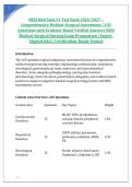 HESI Med-Surg V1 Test Bank 2026&sol;2027 &ndash; &NewLine;Comprehensive Medical-Surgical Assessment &vert; 105 &NewLine;Questions with Evidence-Based Verified Answers HESI &NewLine;Medical-Surgical Nursing Exam Preparation &vert; Expert&NewLine;Aligned Q&A &vert; Certification-Ready Format