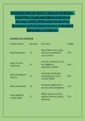 FOUNDATIONS OF ADULT HEALTH NURSING &ndash; &NewLine;CHAPTER 2 Legal and Ethical Aspects of &NewLine;Nursing &vert; 2025&sol;2026 Latest Exam Prep &NewLine;Questions with Verified Answers & Detailed &NewLine;Rationales &vert; Graded A&plus; 