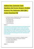 Indiana Hvac Contractor Exam &NewLine;Questions And Correct Answers &lpar;Verified &NewLine;Answers&rpar; Plus Rationales 2026 Q&A &vert; &NewLine;Instant Download Pdf 