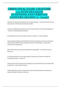 CBSPD Final Exam Chapters 1&ndash;11 &ndash; Complete Study Guide&comma; Practice Questions&comma; and Sterile Processing Certification Review