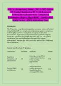 ALF Core Competency Exam 2 &vert; 2024&ndash;2025 Edition &NewLine;&vert; 95 Original Questions with Verified Answers &NewLine;Assisted Living Facility Core Competency &NewLine;Examination &vert; Expert-Aligned Q&A &vert; Certification&NewLine;Ready Format &vert; 100&percnt; Guaranteed Pass&excl; 