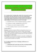 LPN TO RN TRANSITIONS 5TH EDITION TEST BANK &NewLine;Comprehensive Examination&colon; Professional Role Transition &NewLine;and Advanced Nursing Practice  Questions with Complete &NewLine;Answers & Detailed Rationales 