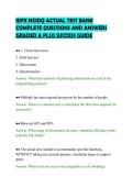 IDFX NCIDQ ACTUAL TEST BANK&NewLine;COMPLETE QUESTIONS AND ANSWERS&NewLine;GRADED A PLUS SUCCESS GUIDE
