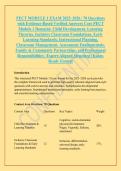 PECT MODULE 1 EXAM 2025&ndash;2026 &vert; 70 Questions &NewLine;with Evidence-Based Verified Answers Core PECT &NewLine;Module 1 Domains&colon; Child Development&comma; Learning &NewLine;Theories&comma; Inclusive Classroom Foundations&comma; Early &NewLine;Learning Standards&comma; Instructional Planning&comma; &NewLine;Classroom Manag