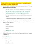 Florida Contractors Exam Test Questions & Verified Answers &NewLine;2026&vert; Latest Update &vert; Graded A&plus;