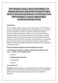 PECT Module 2 Exam &vert; 2025&sol;2026 Edition &vert; 70 &NewLine;Original Questions with Evidence-Based Verified &NewLine;Answers Pennsylvania Educator Certification Tests &NewLine;&lpar;PECT&rpar; Module 2 &vert; Expert-Aligned Q&A &vert; &NewLine;Certification-Ready Format 