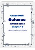 Class 10th NCERT notes 