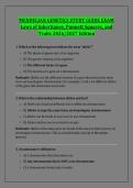 MENDELIAN GENETICS STUDY GUIDE EXAM &NewLine;Laws of Inheritance&comma; Punnett Squares&comma; and &NewLine;Traits 2026&sol;2027 Edition