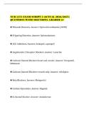 NUR 2474 EXAM SCRIPT 2 &lpar;ACTUAL 2026&sol;2027&rpar;&NewLine;QUESTIONS WITH SOLUTIONS&period; GRADED A&plus;