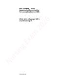 BIOL 251 EXAM 1 Actual Questions And Correct Verified Answers Updated Version 2026