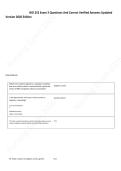 BIO 252 Exam 3 Questions And Correct Verified Answers Updated Version 2026 Edition