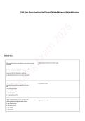 CNA State Exam Questions And Correct Detailed Answers Updated Versions