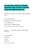 ISP 203B FINAL EXAMS SET VERIFIED&NewLine;QUESTIONS AND ACCURATE ANSWERS&NewLine;COMPLETE PREPARATION FILE