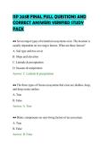 ISP 203B FINAL FULL QUESTIONS AND&NewLine;CORRECT ANSWERS VERIFIED STUDY&NewLine;PACK&NewLine;