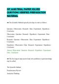 ISP 203B FINAL PAPER SOLVED&NewLine;QUESTIONS VERIFIED PREPARATION&NewLine;MATERIAL