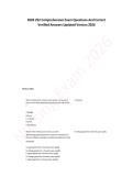 BIOS 252 Comprehensive Exam Questions And Correct Verified Answers Updated Version 2026
