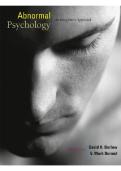 Abnormal Psychology&NewLine;AN  INT EGR AT I V E  APPROACH