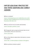 UWF EDF 6226 EXAM 1 PRACTICE TEST&NewLine;2026 TESTED QUESTIONS AND CORRECT&NewLine;ANSWERS