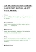 UWF EDF 6226 EXAM 2 STUDY GUIDE 2026&NewLine;COMPREHENSIVE QUESTIONS AND STEP&NewLine;BY STEP SOLUTIONS