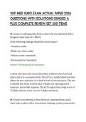 VATI MED SURG EXAM ACTUAL PAPER 2026&NewLine;QUESTIONS WITH SOLUTIONS GRADED A&NewLine;PLUS COMPLETE REVIEW SET 200 ITEMS