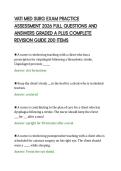 VATI MED SURG EXAM PRACTICE&NewLine;ASSESSMENT 2026 FULL QUESTIONS AND&NewLine;ANSWERS GRADED A PLUS COMPLETE&NewLine;REVISION GUIDE 200 ITEMS