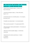 MLS ASCP EXAM &vert; Question and Answer &vert;&NewLine;2026&sol;2027 Latest Review Pack &vert;&NewLine;