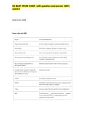 NC BLET STATE EXAM  with question and answer 100&percnt; correct