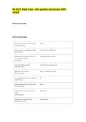 &NewLine;NC BLET State Exam  with question and answer 100&percnt; correct&NewLine;