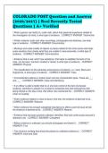 COLORADO POST Question and Answer&NewLine;&lpar;2026&sol;2027&rpar; &vert; Real Recently Tested&NewLine;Questions &vert; A&plus; Verified