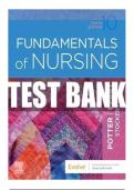 Test Bank for Fundamentals of Nursing 10th Edition Potter Perry Included All Chapters 1-50&NewLine;