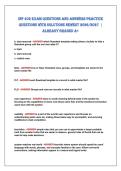 INP 402 Exam QuEstIoNs aNd aNswErs PractIcE&NewLine;QuEstIoNs wIth solutIoNs NEwEst 2026&sol;2027 &vert;&NewLine;alrEady GradEd a&plus; 