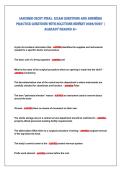 IAHCSMM CRCST FInAl ExAM QuESTIonS And AnSwERS&NewLine;PRACTICE QuESTIonS wITH SoluTIonS nEwEST 2026&sol;2027 &vert;&NewLine;AlREAdy GRAdEd A&plus; 