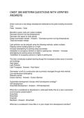 CMGT 385 MIDTERM QUESTIONS WITH VERIFIED ANSWERS