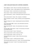 CMGT 385 QUESTIONS WITH VERIFIED ANSWERS