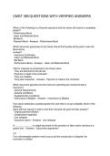 CMGT 385 QUESTIONS WITH VERIFIED ANSWERS