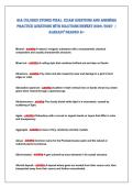GIA Colored StoneS fInAl exAm QueStIonS And AnSwerS&NewLine;PrACtICe QueStIonS wIth SolutIonS neweSt 2026 &sol;2027 &vert;&NewLine;AlreAdy GrAded A&plus;