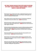 EMT FISDAP TrAuMA ExAM 2026 uPDATE WITH COMPLETE QuESTIONS&NewLine;AND COrrECT DETAILED ANSWErS &lpar;VErIFIED ANSWErS&rpar; &vert;ALrEADY&NewLine;GrADED A&plus;&vert;BrAND NEW VErSION&excl;&excl; 