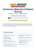 Introductory Maternity & Pediatric Nursing Test Bank&colon; 260 Questions & Rationales &vert; 5th Edition &vert; Hatfield & Kincheloe &vert; NGN-Style & SATA &vert; A&plus; Guide&NewLine;&NewLine;