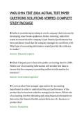 WGU D196 TEST 2026 ACTUAL TEST PAPER&NewLine;QUESTIONS SOLUTIONS VERIFIED COMPLETE&NewLine;STUDY PACKAGE