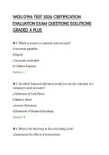 WGU D196 TEST 2026 CERTIFICATION&NewLine;EVALUATION EXAM QUESTIONS SOLUTIONS&NewLine;GRADED A PLUS
